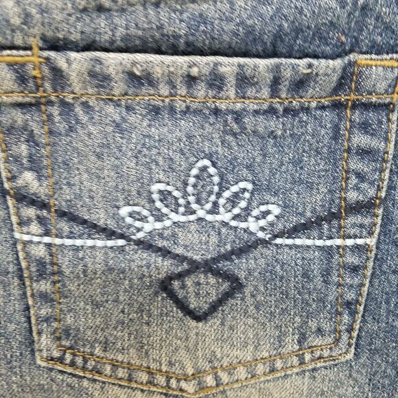 SO Womens Size 1 Blue Solid Denim Mini Skirt - Picture 7 of 9